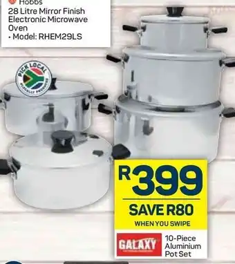 10-Piece Aluminium Pot Set
