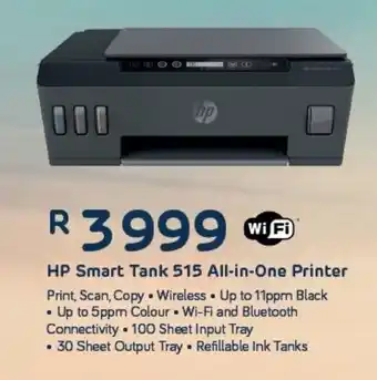 Computer Mania HP Smart Tank 515 All-in-One Printer offer