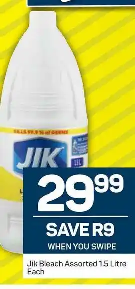 Pick n Pay Jik Bleach Assorted 1.5 Litre offer