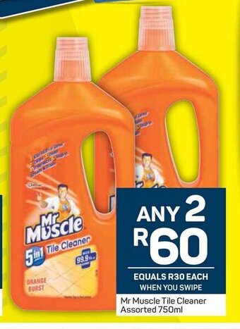Pick n Pay Mr Muscle Tile Cleaner Assorted 750ml offer
