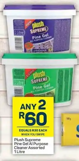 Pick n Pay Plus Supreme Pine Gel Al Purpose Cleaner Assorted 1 Litre offer