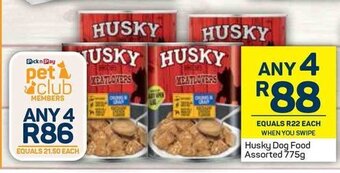 Pick n Pay Husky Dog Food Assorted 775g offer