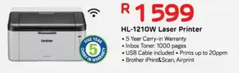 Computer Mania Brother HL-1210W Laser Printer offer