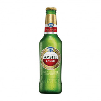 Prestons Amstel lager non-returnable bottle (24x330ml) offer