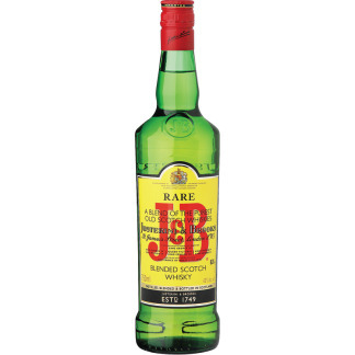 J&b rare blended scotch whisky 750ml (1x750ml)