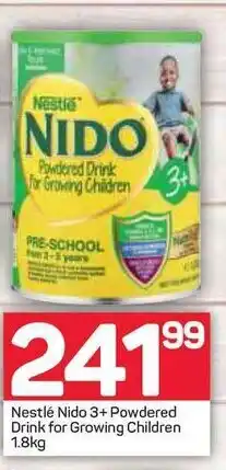 Pick n Pay Nestlé Nido+ Powdered Drink for Growing Children 1.8kg offer