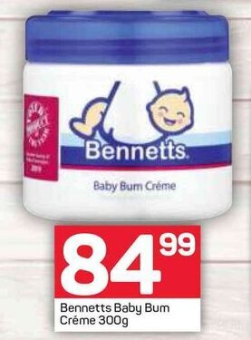 Pick n Pay Bennetts Baby Bum Créme 300g offer