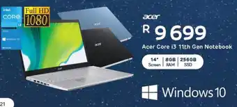 Computer Mania Acer Core i3 11th Gen Notebook offer