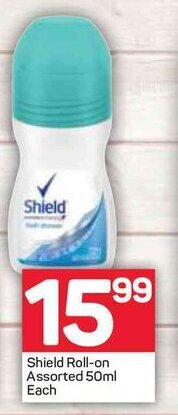 Pick n Pay Shield Roll-on Assorted 50ml offer