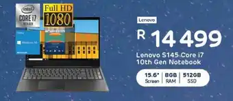 Computer Mania Lenovo S145 Core i7 10th Gen Notebook offer