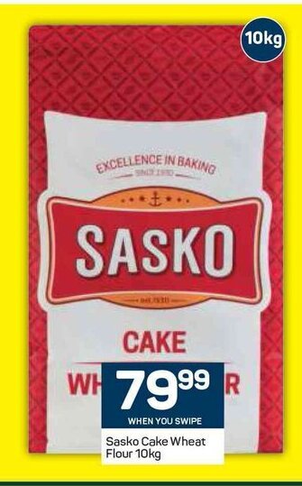 Pick n Pay Sasko Cake Wheat Flour 10kg offer