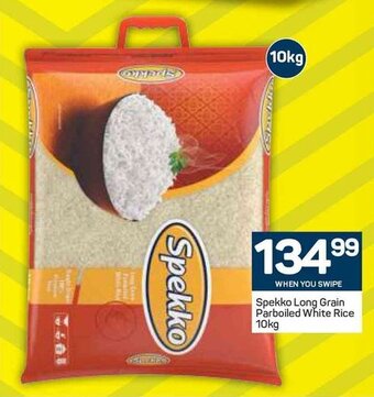 Pick n Pay Spekko Long Grain Parboiled White Rice 10kg offer