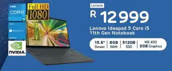 Computer Mania Lenovo Ideapad 5 Core i5 11th Gen Notebook offer