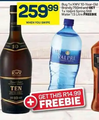 Pick n Pay KKWV 10 Year-Old Brandy 750ml offer