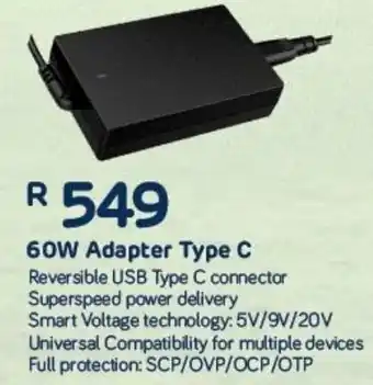 Computer Mania 60W Adapter Type C offer