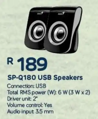 SP-Q 180 USB Speakers
