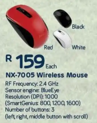 Computer Mania NX-70 05 Wireless Mouse offer