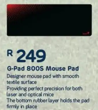 Computer Mania G-Pad 800s Mouse Pad offer