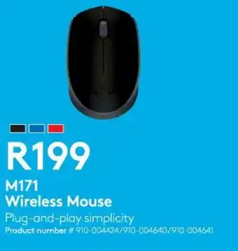 Computer Mania Logitech M171 Wireless Mouse offer