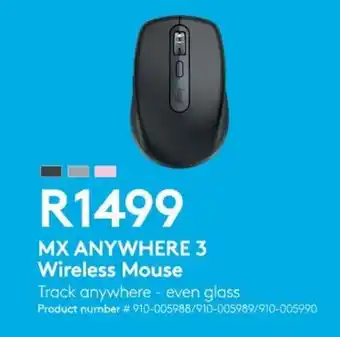 Computer Mania Logitech MX Anywhere 3 Wireless Mouse offer
