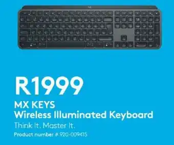 Logitech MX Keys Wireless Illuminated Keyboard
