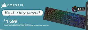 Computer Mania CUE K60 RGB Pro Mechanical Gaming Keyboard offer
