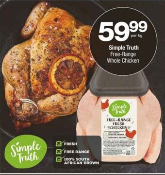 Checkers Simple Truth Free-Range Whole Chicken offer
