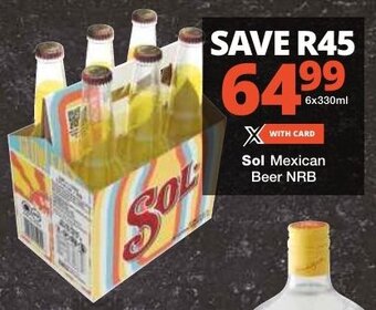 Checkers Sol Mexican Beer NRB offer