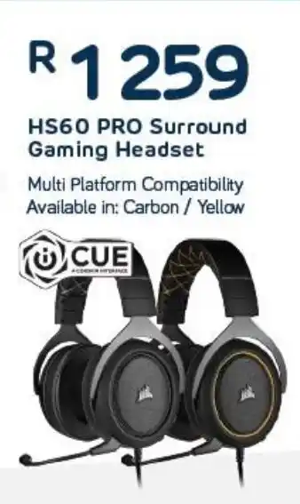 Computer Mania HS60 Pro Surround Gaming Headset CUE offer