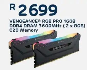 Computer Mania Vengeance RGB PRO 16GB DDR4 DRAM 3600MHz 2 x 8GB C20 Memory offer