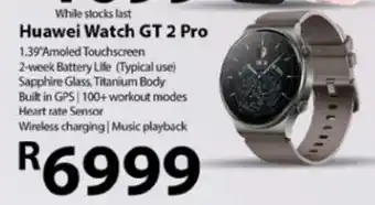 Computer Mania Huawei Watch GT 2 Pro offer