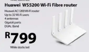 Computer Mania Huawei WS5200 Wi-Fi Fibre Router offer