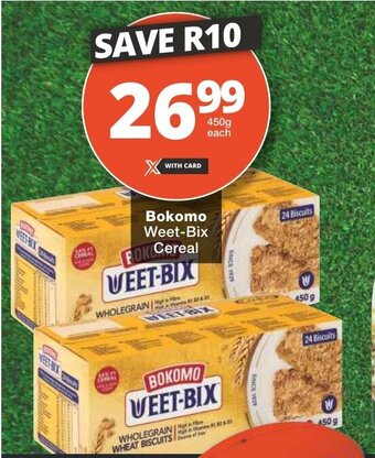 Checkers Bokomo Weet-Bix Cereal offer