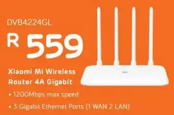 Computer Mania Xiaomi Mi Wireless Router 4A Gigabit offer