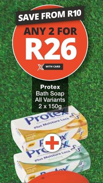 Checkers Protex Bath Soap All Variants 2 x 150g offer