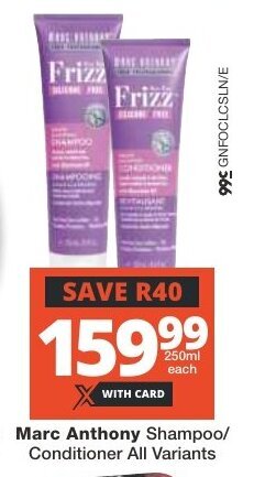 Marc Anthony Shampoo/ Conditioner All Variants