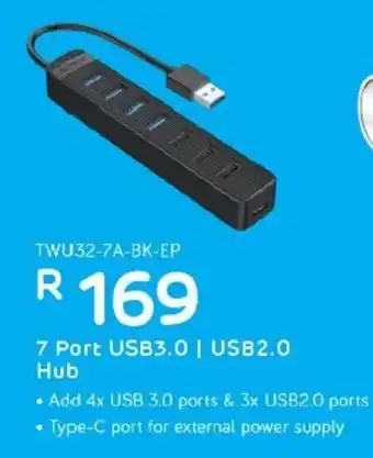 Computer Mania 7 Port USB3.0/USB2.0 Hub offer