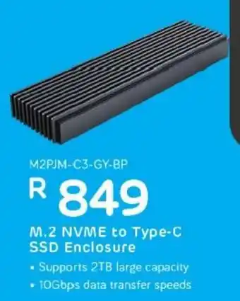 Computer Mania M.2 NVME to Type-C SSD Enclosure offer