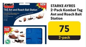 STARKE AYRES 2-Pack Kombat Tag Ant and Roach Bait Station