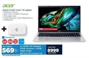 HiFi Corp Acer Aspire 3 Intel Core i5 Laptop offer