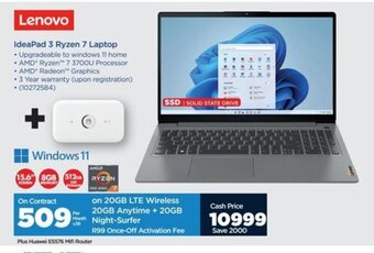HiFi Corp Lenovo IdeaPad 3 Ryzen 7 Laptop offer