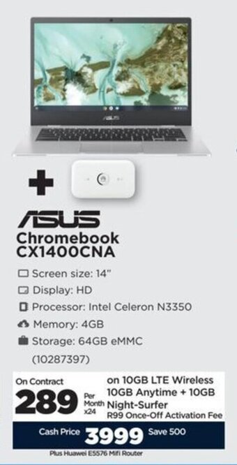 HiFi Corp ASUS Chromebook CX1400CNA offer
