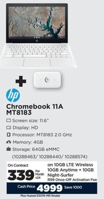 HiFi Corp HP Chromebook 11A MT8183 offer