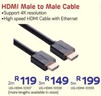 Computer Mania HDMI Male to Male Cable 2m offer