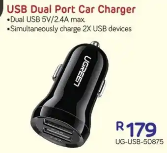 Computer Mania USB Dual Port Car Charger offer