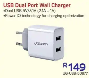 Computer Mania USB Dual Port Wall Charger offer