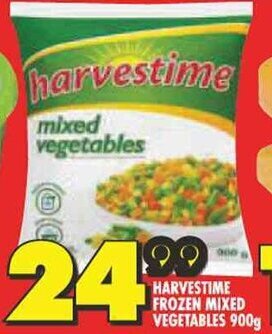 Shoprite Harvestime Frozen Mixed Vegetables 900g offer