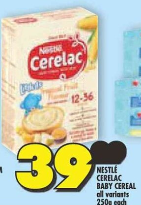 Shoprite NESTLÉ CERELAC BABY CEREAL offer