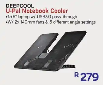 Computer Mania Deepcool U-Pal Notebook Cooler offer
