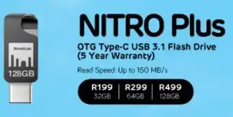 Computer Mania Nitro Plus OTG Type-C USB 3.1 Flash Drive 64GB offer